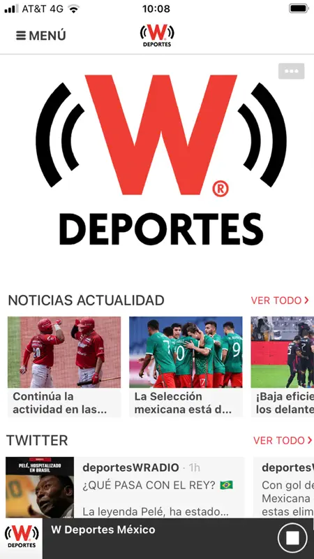 W Deportes México screenshot 1 of 3
