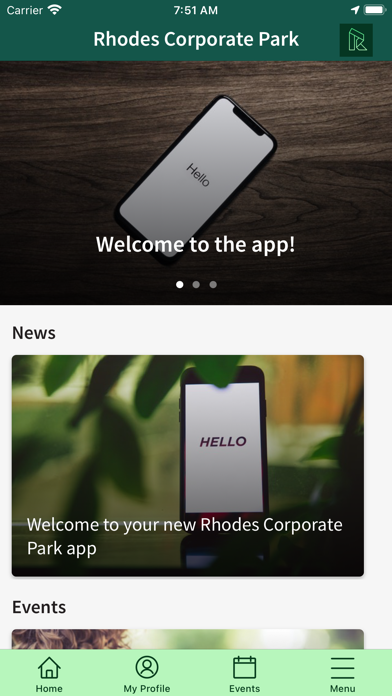 Rhodes Corporate Park Screenshot