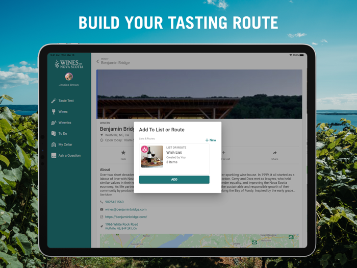 Wines of Nova Scotia Explorer