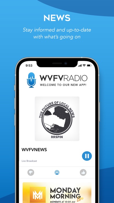 WVFV Radio Screenshot