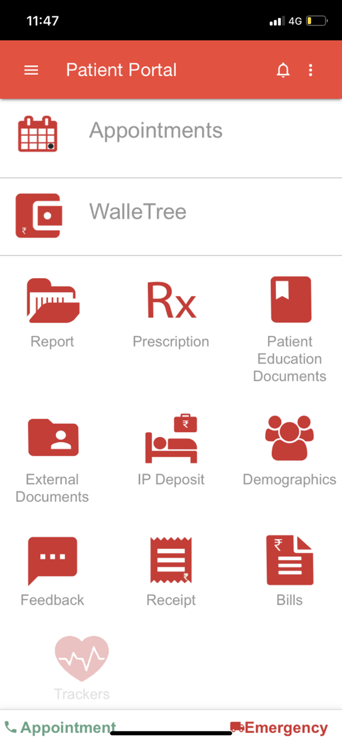 Aakash Patient Portal