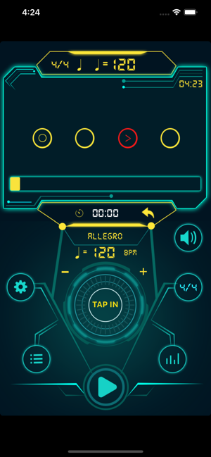 Captura de pantalla de TempoHero Pro Metronome