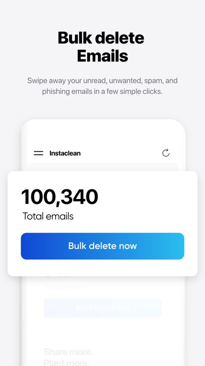 Instaclean - bulk mail cleaner