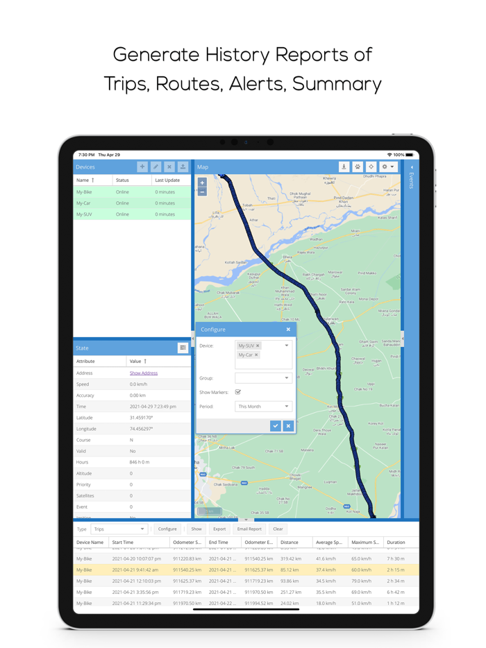 E-Tracking - Live View Tracker