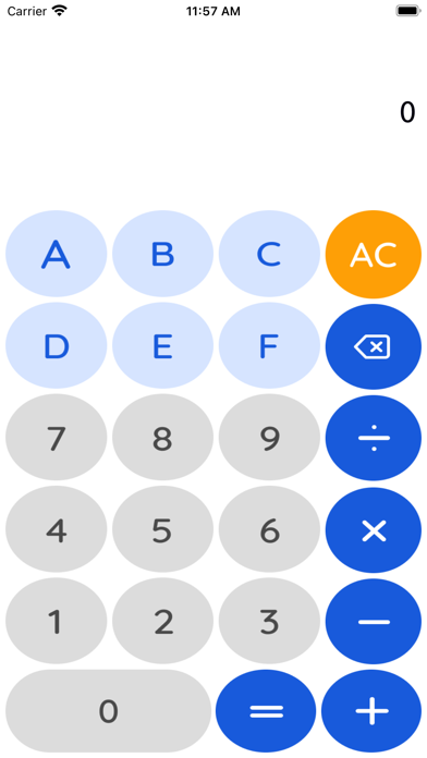 Hexadecimal calc screenshot 2