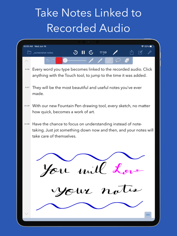 AudioNote 2 - Voice Recorderのおすすめ画像1