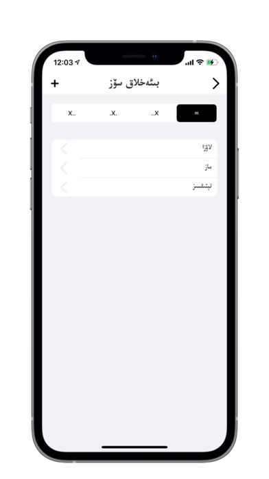 ئۆز كىرگۈزگۈچ Screenshot