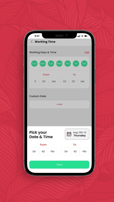 Foodmine Vendor App Screenshot