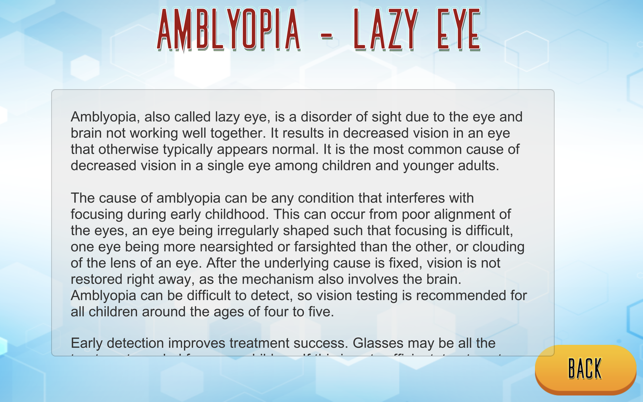 ‎Amblyopia - Lazy Eye Screenshot