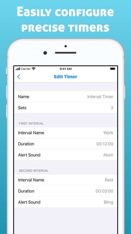 Interval Timer for Tasks