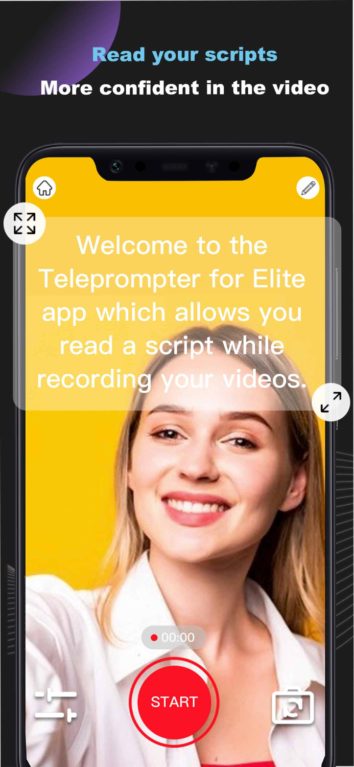 Teleprompter for Elite
