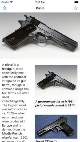 Game screenshot Encyclopedia of Guns apk