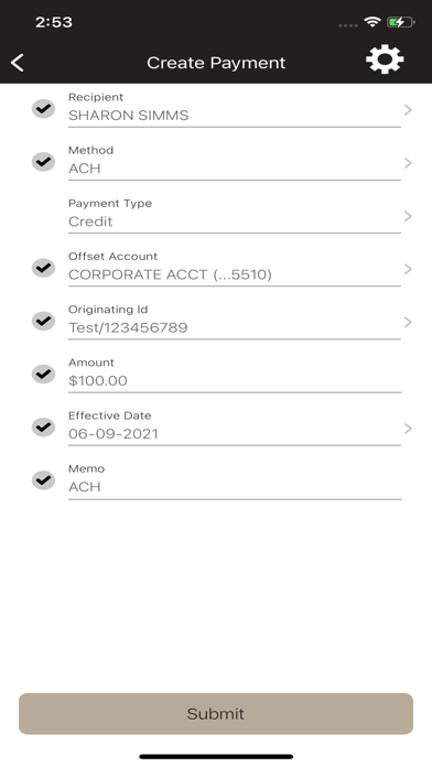 Financial Security Bank Biz Screenshot