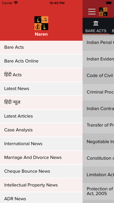 LatestLaws Screenshot