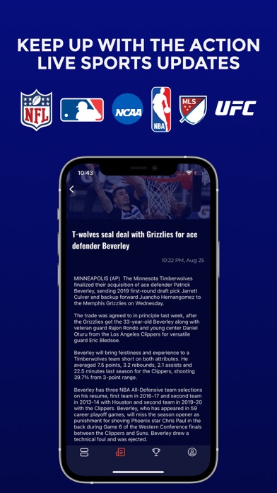 Atlas: Sports Betting and Odds Screenshot