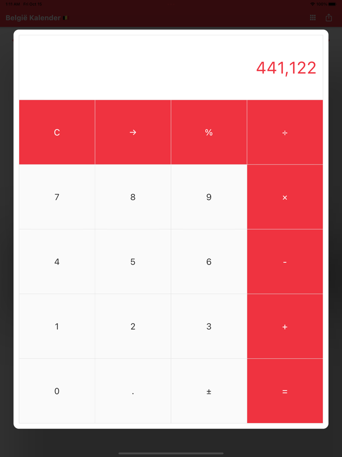 België Kalender 2023