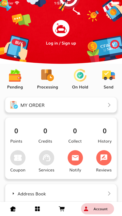 Crazysales Online Shopping App Screenshot