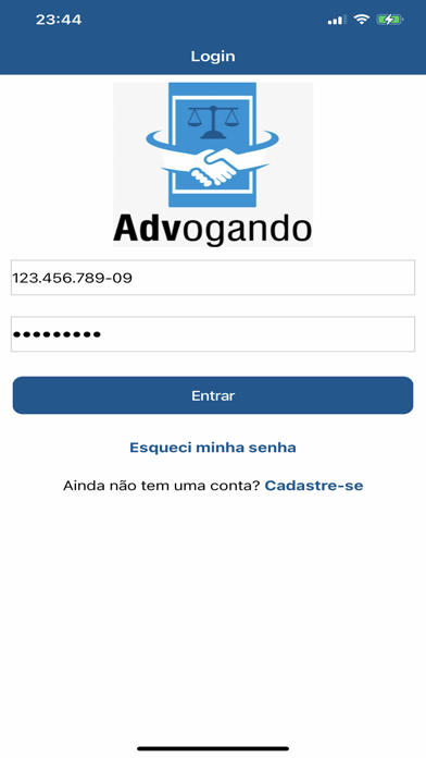 Advogando Screenshot