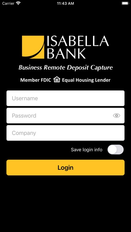 Isabella Bank Business RDC