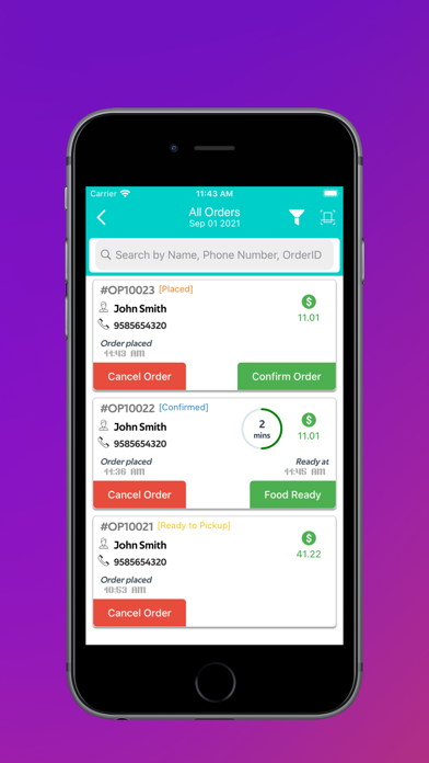 Order Next Restaurant Screenshot