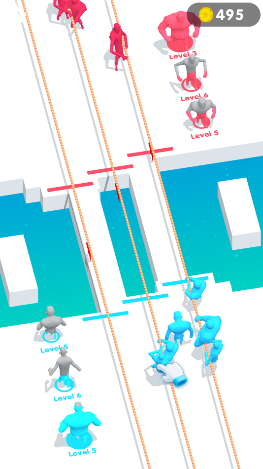 #8. Tug Of War: Merge 4D (iOS) 来自: Volodymyr Delinskyi