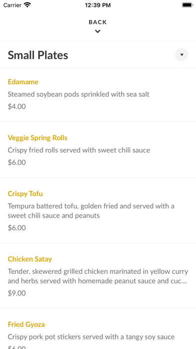 Tamarind Thai Cuisine Screenshot