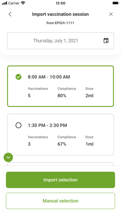 EPIG® App Screenshot