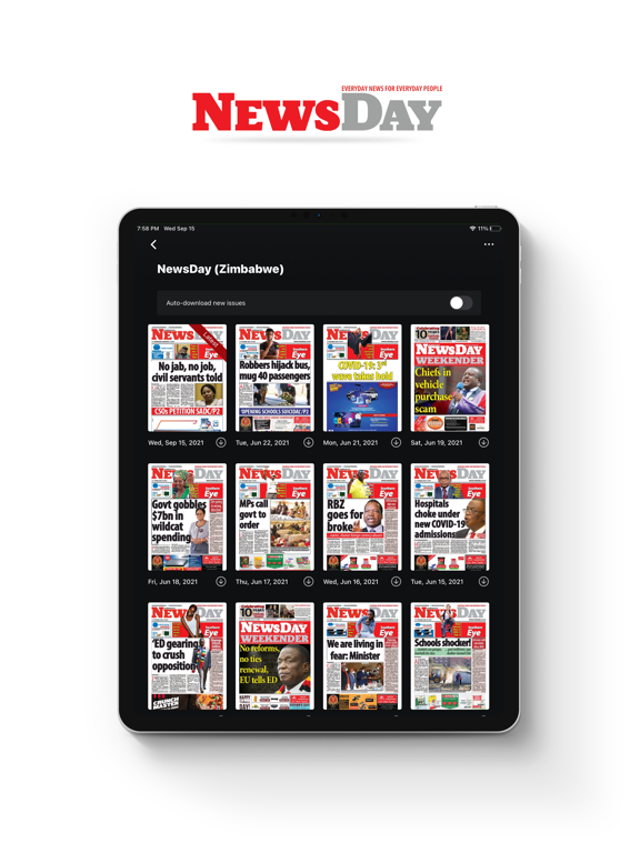 Screenshot #4 pour Newsday - E Reader