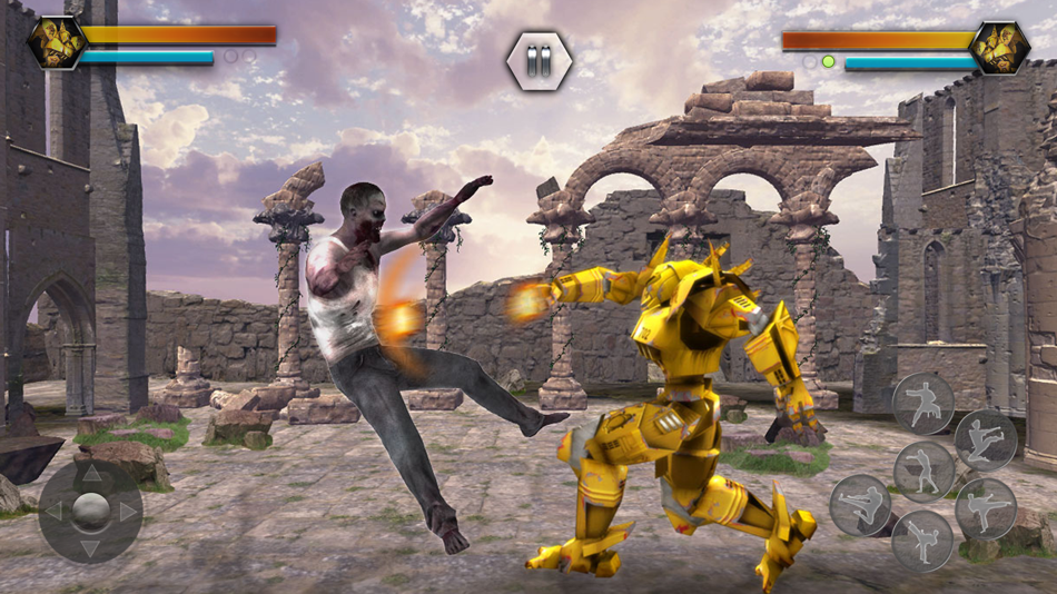 #2. Robots Rage- Vs Zombies(PVP) (iOS) 由: Shaikh M Shaheel Shahzad