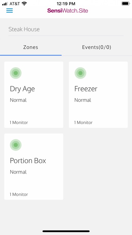SensiWatch Site