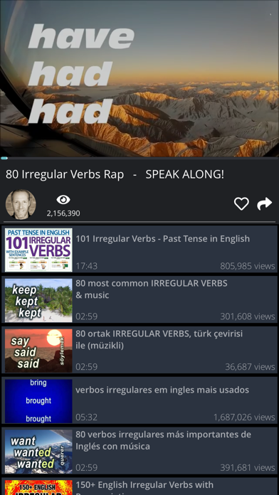 English V3 - Irregular Verbs Screenshot