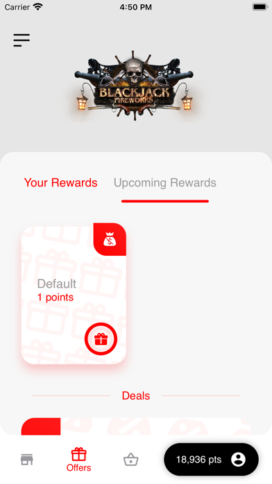 BlackJack Fireworks Rewards Screenshot