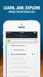 modal buddy - guitar trainer iphone screenshot 1