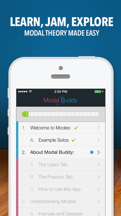 Modal Buddy - Guitar Trainer