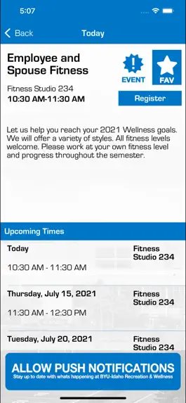 Game screenshot BYUI Rec & Wellness hack