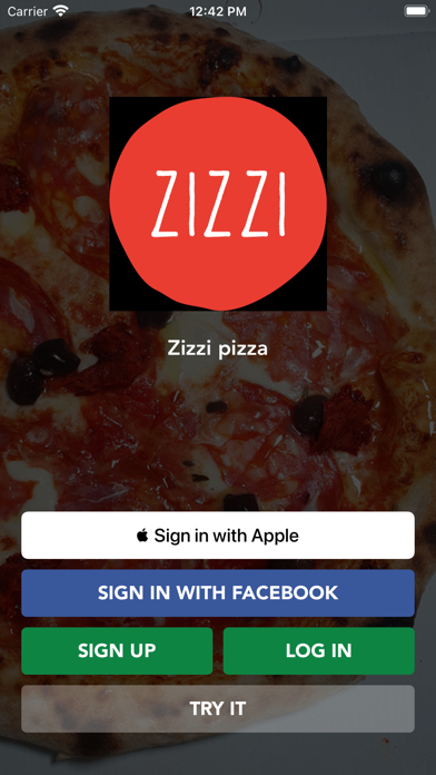 Zizzi pizza Screenshot