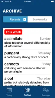 daily dictionary iphone screenshot 3