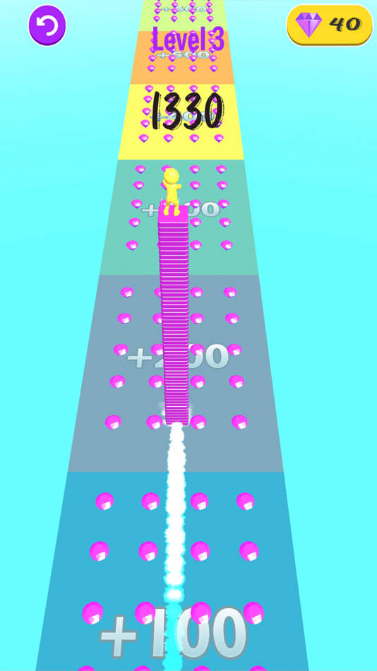 #3. Stack y Maze Count Run Game (iOS) 来自: Saskia Inas Shahna