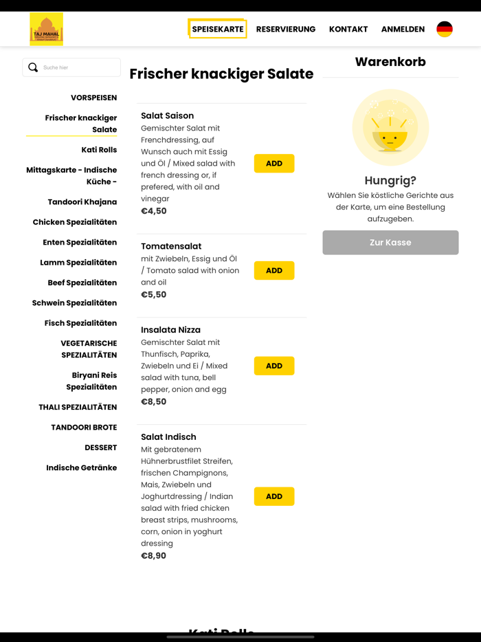 Restaurant Taj Mahal