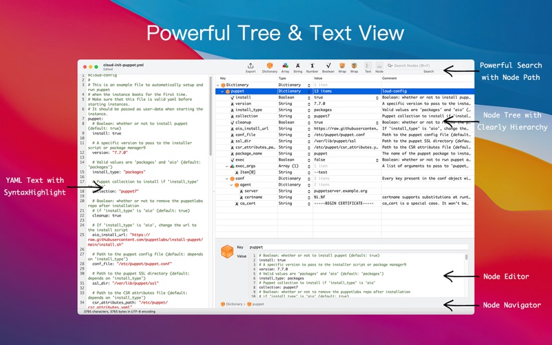 Screenshot #1 pour Power YAML Editor
