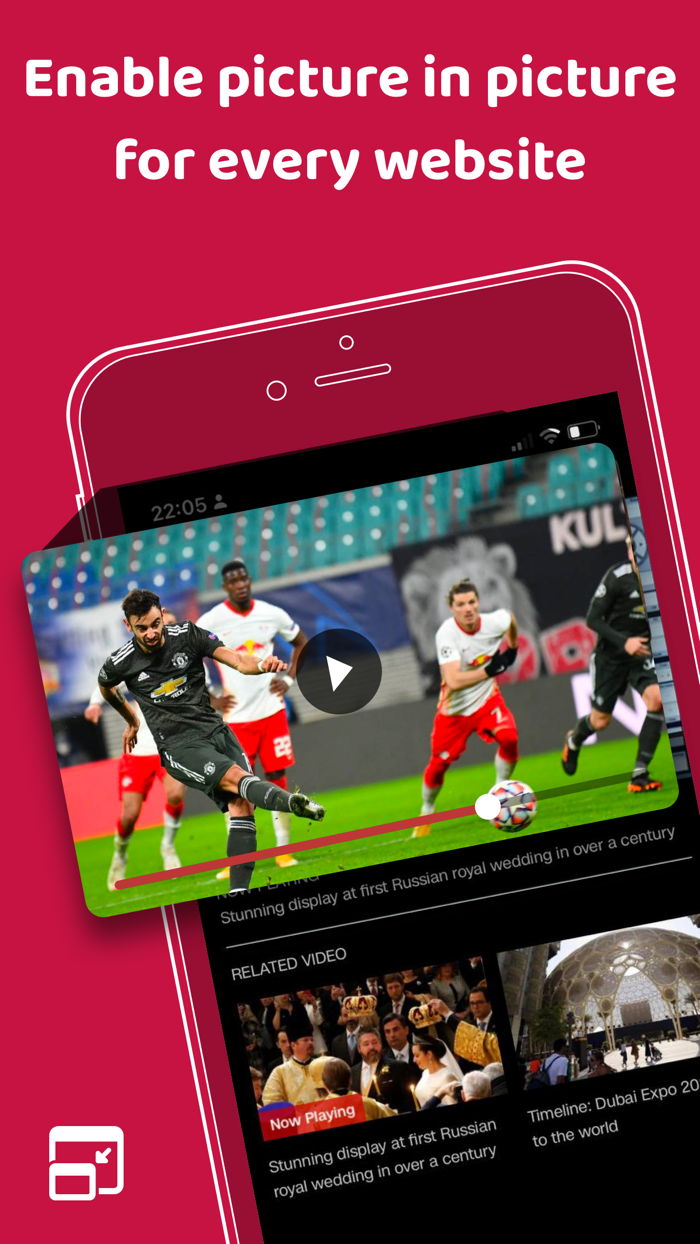 Web PiP Extension and Browser