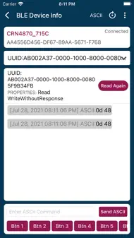 BLE Device Info iphone bilder 2