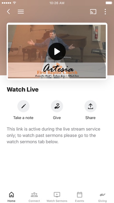 First Baptist Church Artesia Screenshot