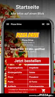 pizza drive grünberg iphone screenshot 2