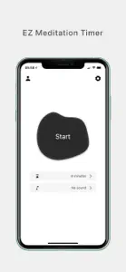 ez Unguided Meditation Timer screenshot #1 for iPhone