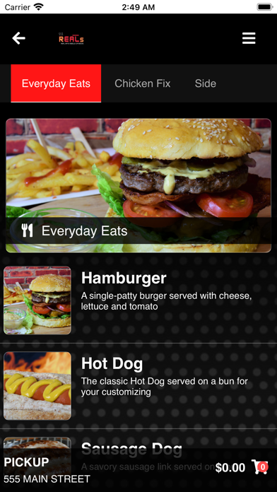 Real Eats Screenshot