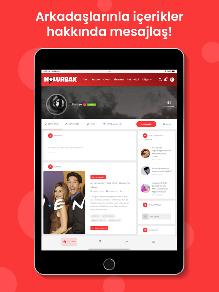 Nolurbak - Test İçerik Haber