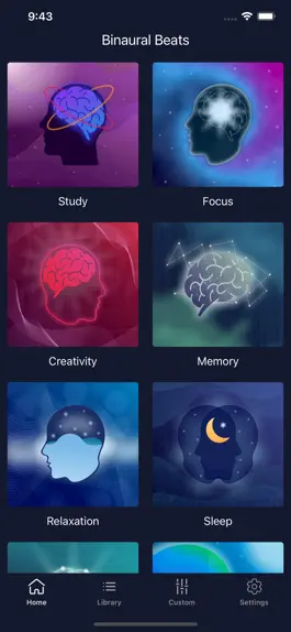 Game screenshot Binaural Beats - study music mod apk