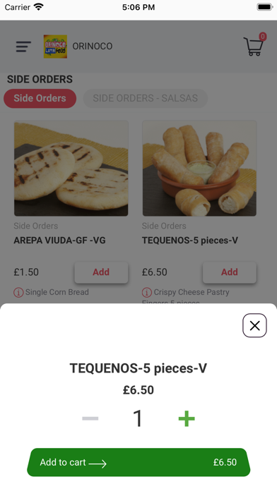 Orinoco Latin Food Screenshot