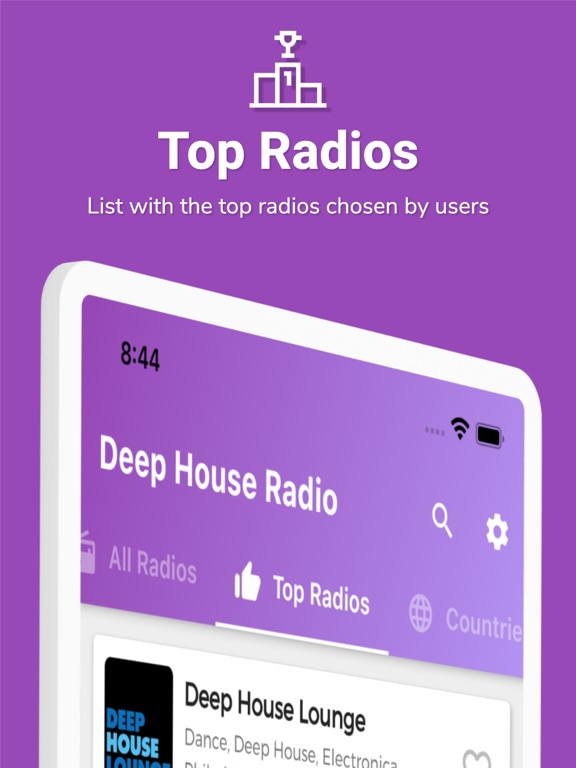 Deep House Music Radio iPad screenshot 7 - Music app